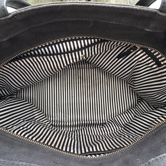 Kate Spade X Disney Minnie Mouse Black Canvas Tote Preowned Condition - Picture 6 of 8